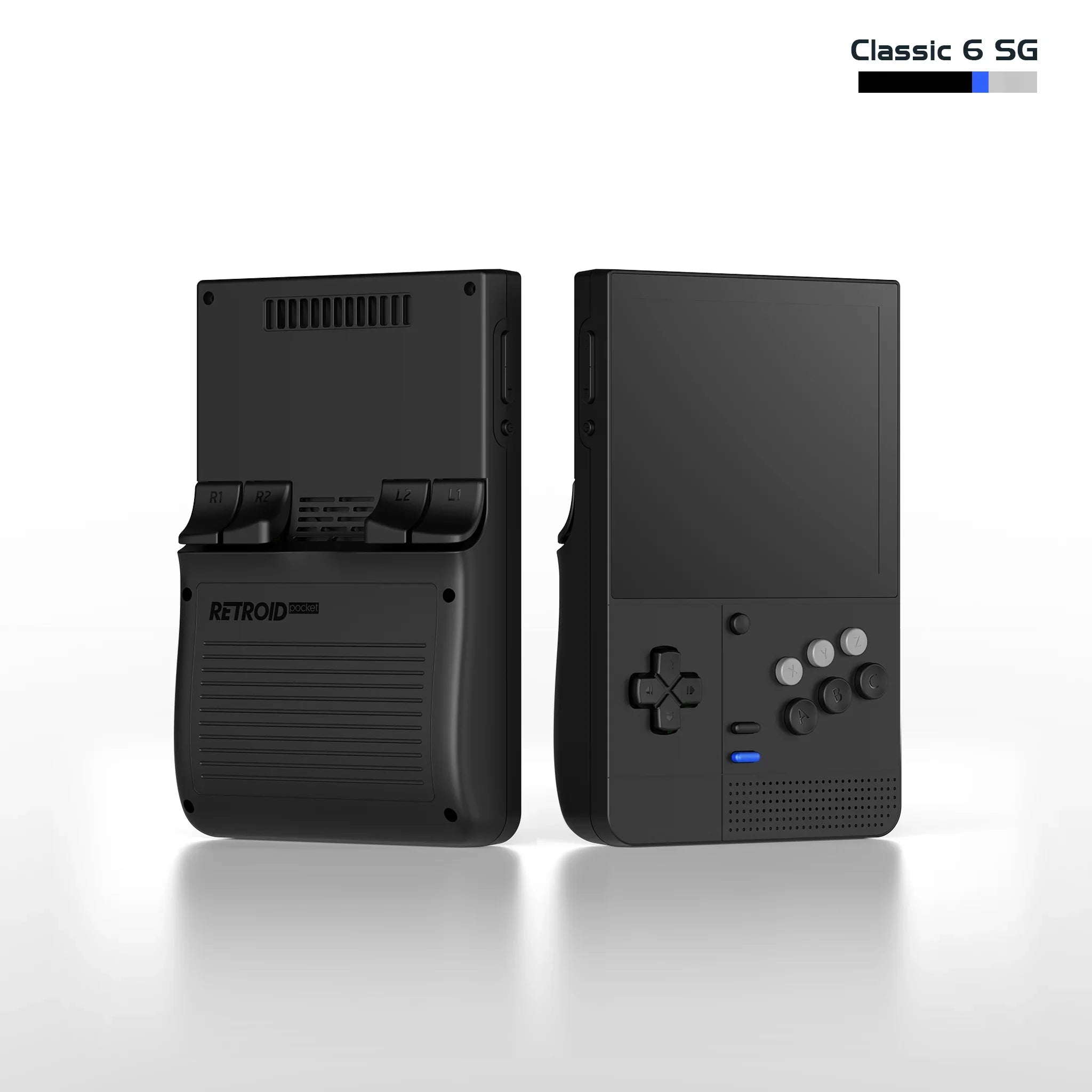 Retroid Pocket Classic Game Console 1240*1080 AMOLED 500Nits 3.92" Screen Custom 6 Keys 5000mAh Retro Handheld Game Console