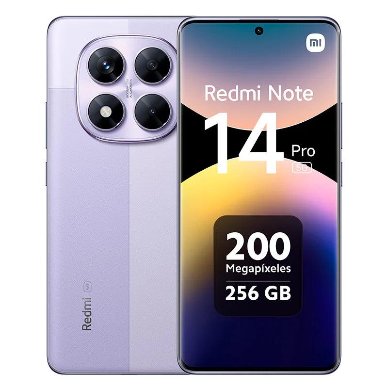 Xiaomi Redmi Note 14 Pro 5G NFC，MediaTek Dimensity 7300-Ultra,200MP Camera,5110mAh battery，45W charging，120Hz display,Charger Not Included