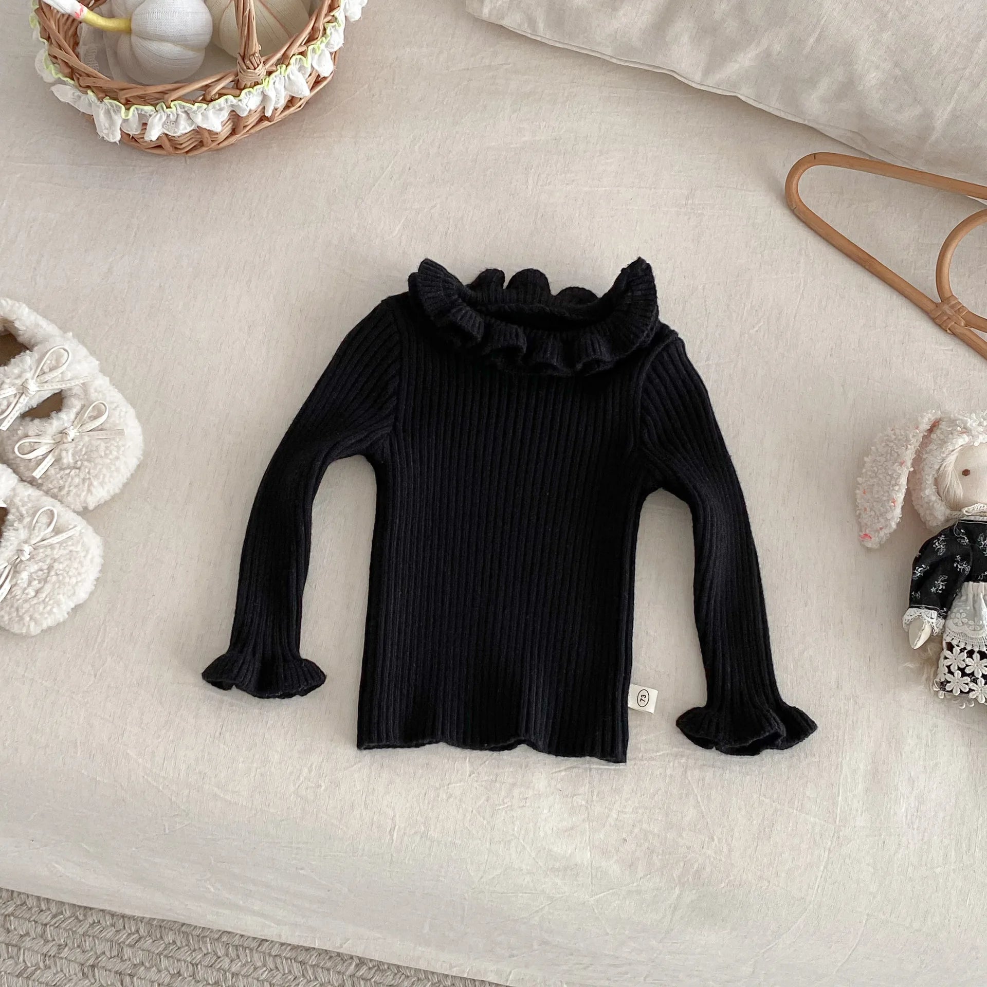 7023 Korean Baby Girl's Sleeveless Skirt 2025 Winter New Floral Baby Girl's Princess Dress Or Bottoming Sweater