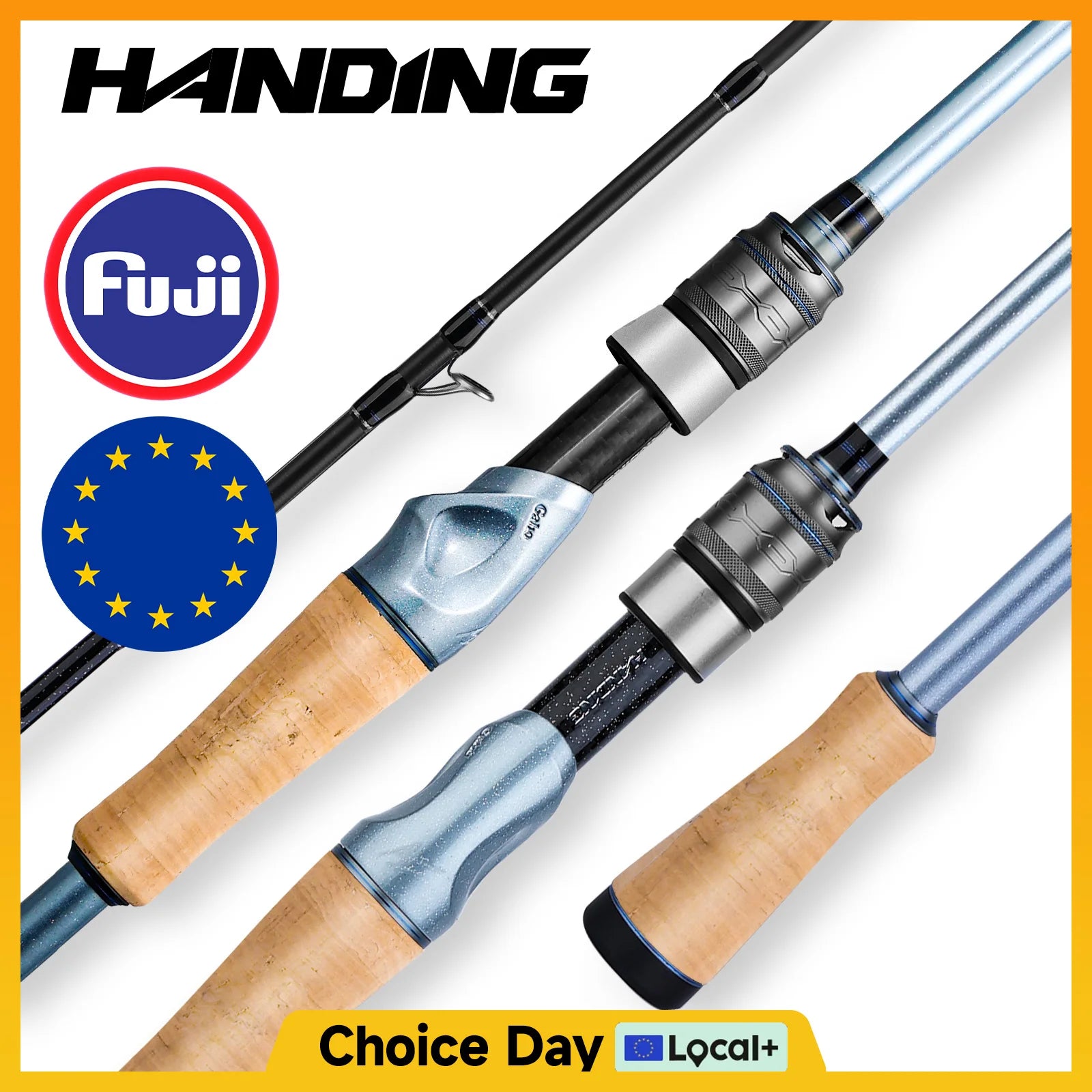 HANDING Miracle BFS Fishing Rod 90g Lightweight Fishing Rod 40T Carbon Blanks Casting Rods FUJI® A Guides High Sensitive Rod