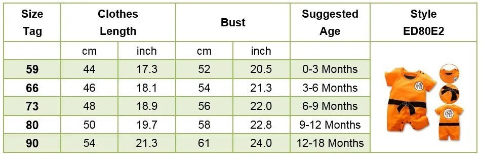 0-18 Months Anime Baby Rompers Newborn Cosplay Costume Infant Cotton Clothes Boys Girls Kids Outfit