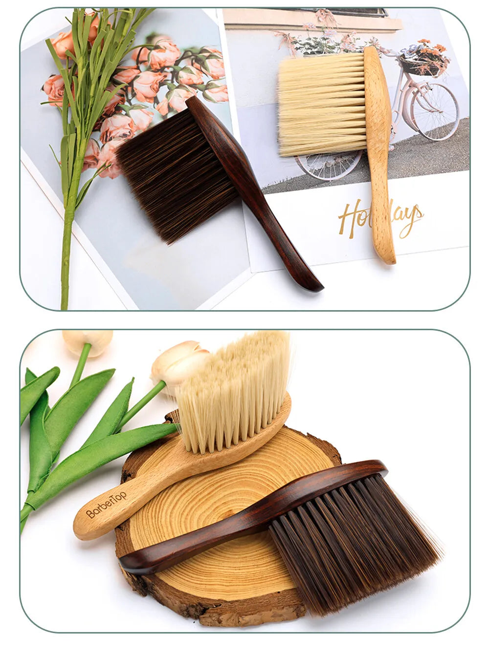 BARBERTOP Brosse à cheveux de nettoyage