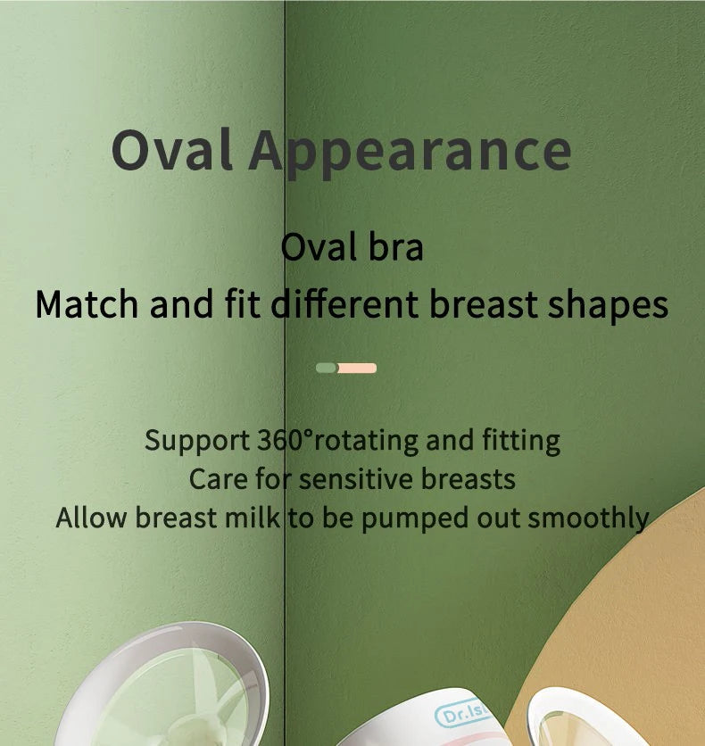 Electric Breast Pump Wearable Electric Breast Pump Milk Extractor Collector Portable Hands Free Silent Comfort Breast BPA-free