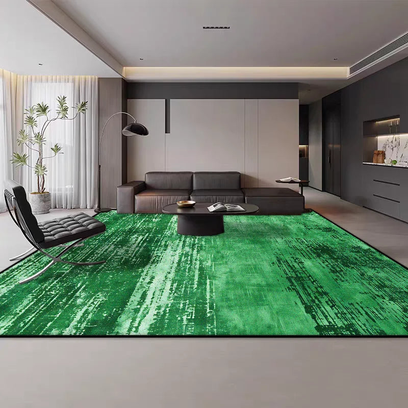 Nordic Solid Color Living Room Carpet Abstract Decoration Bedroom Bedside Large Rugs Modern Style Soft Plush Floor Mat Non-slip