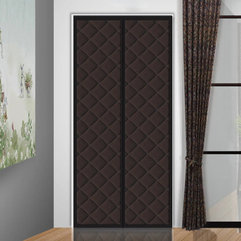 Thickened Household Winter Door Curtain,cold Proof Warm Cotton,magnetic Insulation and Insulation,household Windproof Curtain