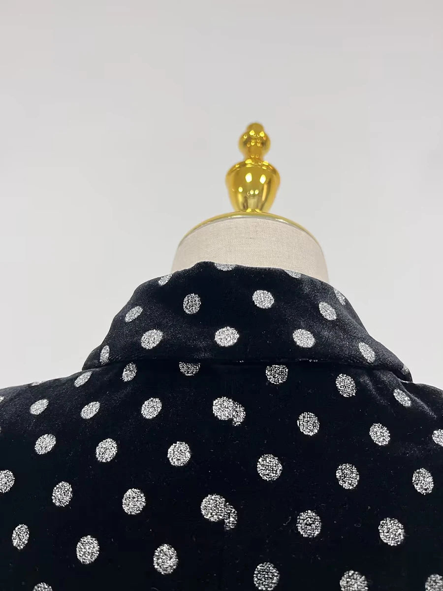 Blazer pour femmes col cranté manches longues