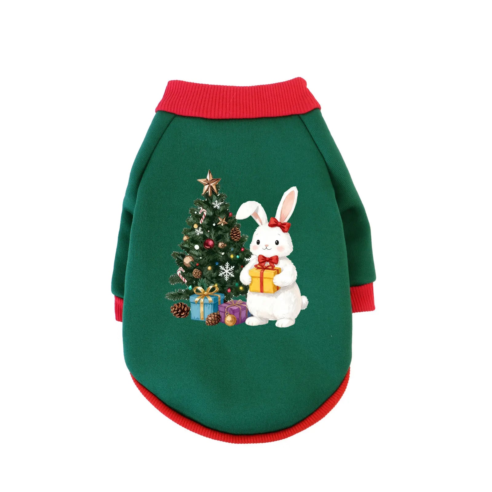 XS-3XL Pet Christmas Clothing, Cat & Dog Winter Warmth  Sweatshirt For Celebrating Christmas Party