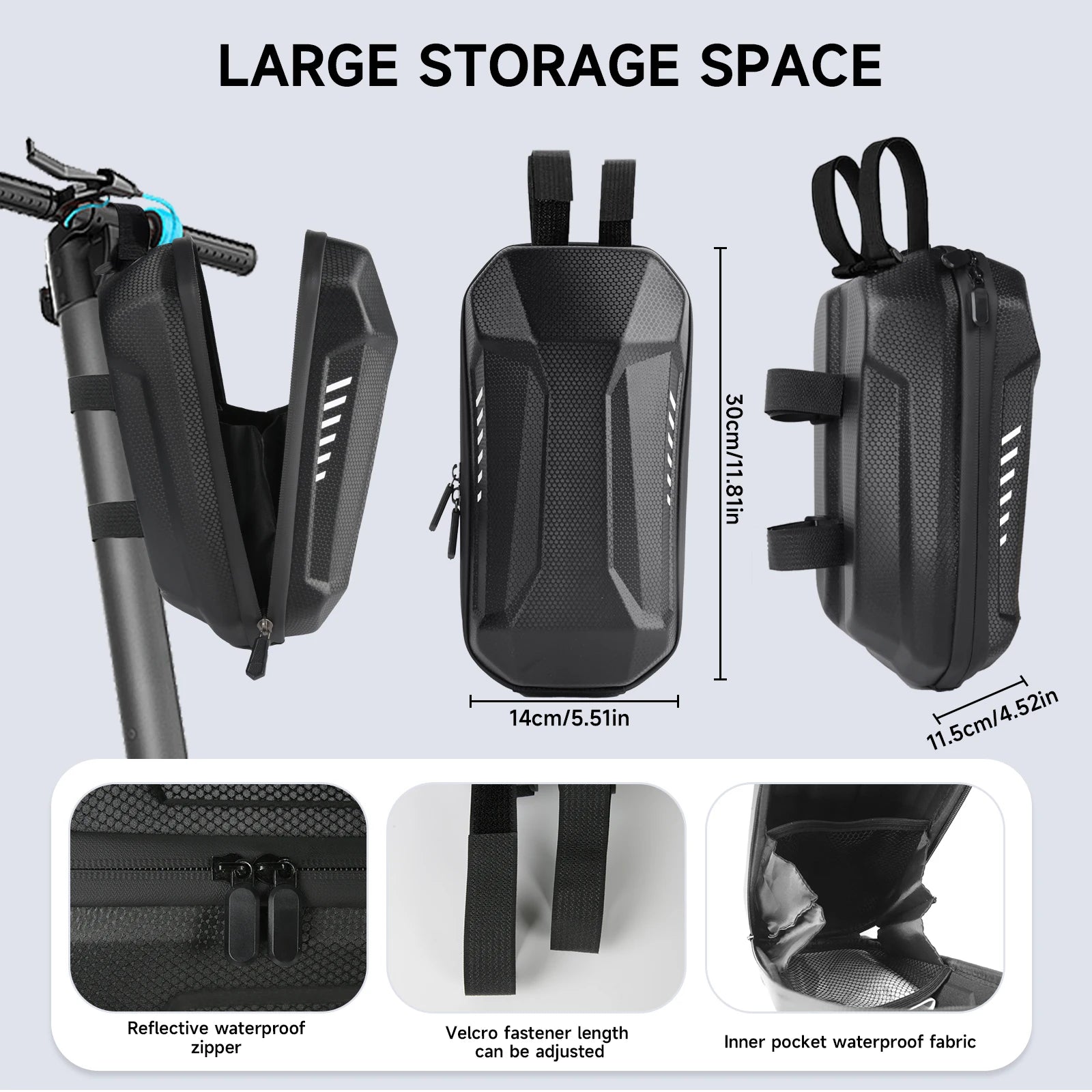 قفل دراجة معدني سميك مضاد للسرقة، قفل حماية سلسلة للدراجات الخارجية والمركبات الكهربائية والدراجات الجبلية والسكوتر