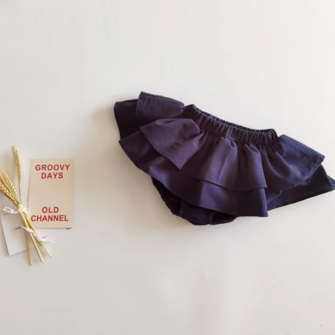 Christmas Baby Girls Skirt Pants Vintage Princess Girls Bloomers Toddler Girls Clothing Children Tutu Skirt 0-4 Years