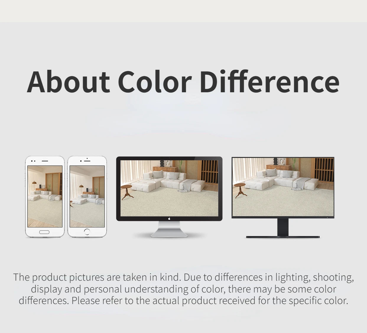 VIKAMA Christmas Reindeer Decorative Rug Living Room & Bedroom Door Mat Non-Slip, Stain-Resistant Carpet Home Furnishing