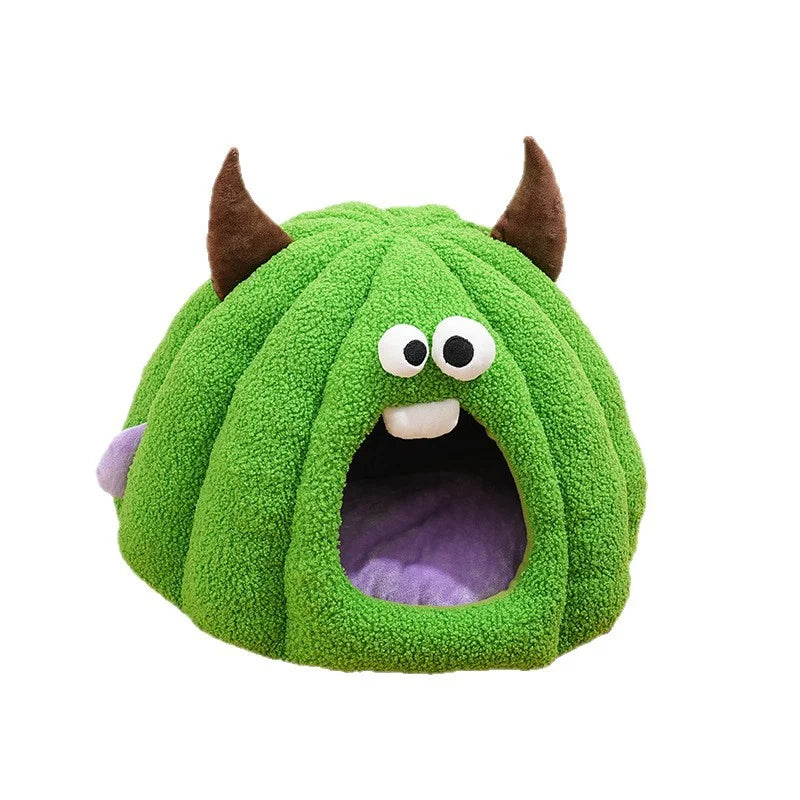 Monster Nest Cat Bed Autumn and Winter Cat Hide and Seek Play Sleep in One Cat Dog Nest Pet Nest Halloween