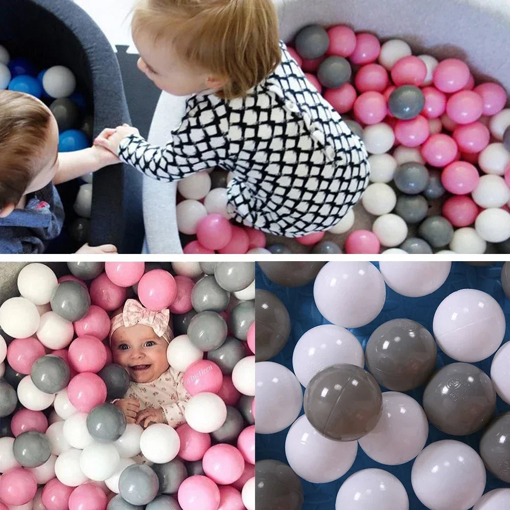 Eco-Friendly Colorful Ball Soft Plastic Pool Ball Funny Baby Kid Swim Pit Toy Thicken Balls Play House Outdoors Tents Kids Toys