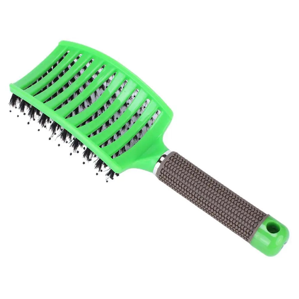 Brosse à cheveux bouclés .
