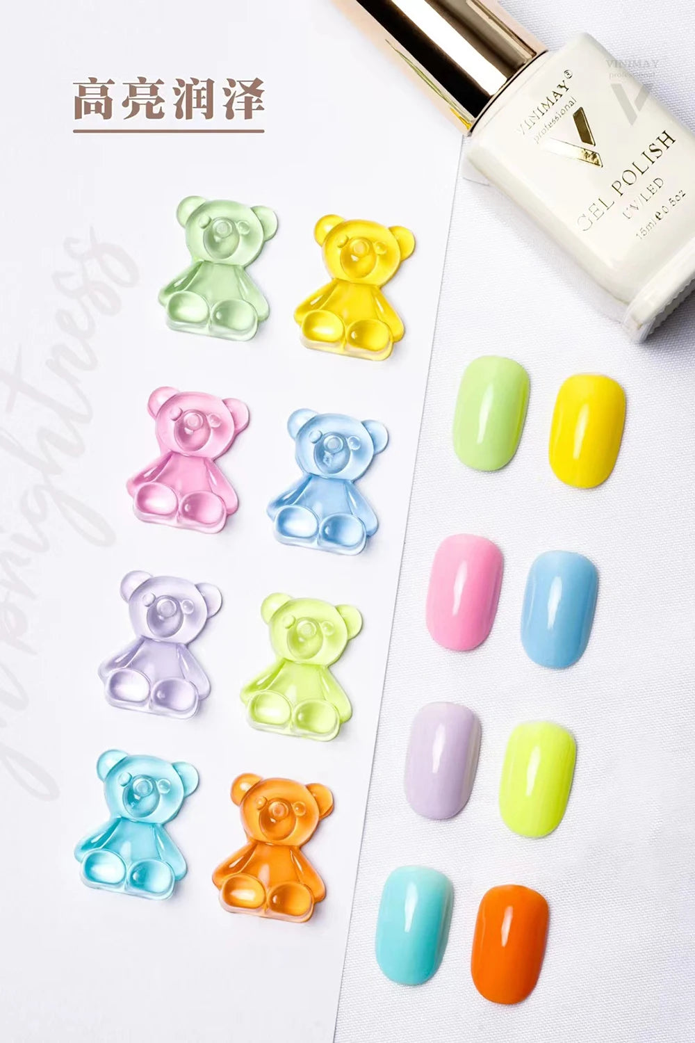 Mélange Vernis Gel UV LED Durant Brillant 120 Couleurs Mélange Vernis ,Gel UV LED