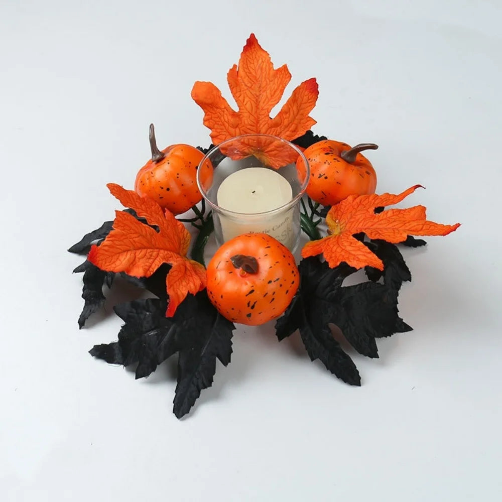 Berry Harvest Wreath Exquisite Workmanship Autumn Floral Wreath Maple Pumpkin Wreath High Quality Thanksgiving Day Decoration