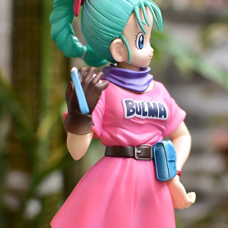 Dragon Ball Z Figures Glitter & Glamours Bulma Action Figure PVC Anime Model 26cm Tenkaichi Budokai Bulma Ornaments Toys Gifts