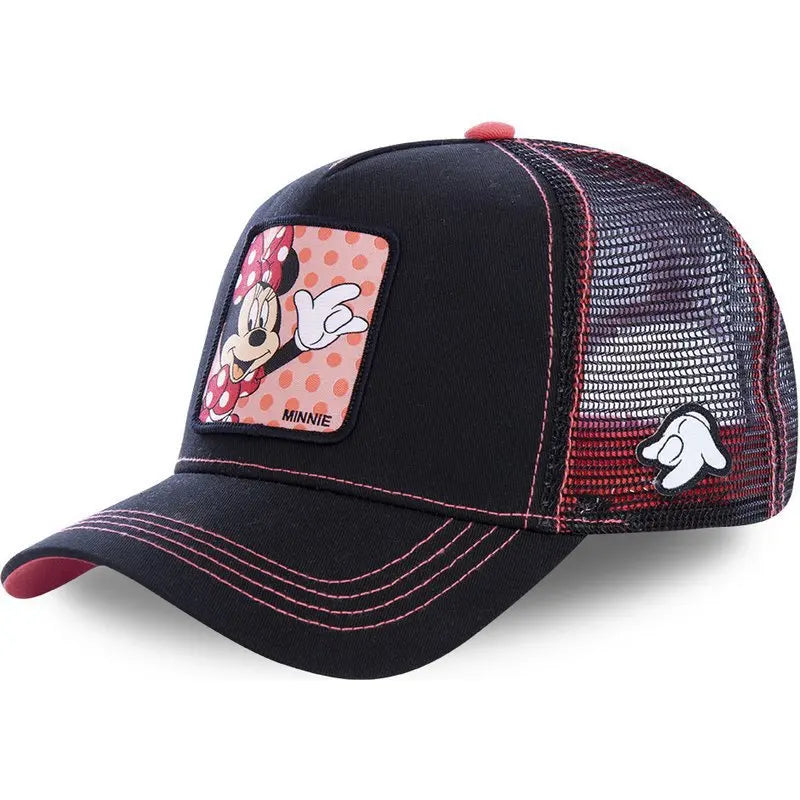 Cartoon Disney Mickey Goofy Sun Protection Baseball Casquette de baseball Kawaii Donald Duck Visière d'extérieur Chapeau de sport Chapeau de maille de camionneur réglable