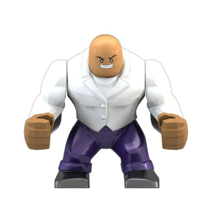 Hot Marvel movie Avengers DIY superhero 3D model character set building block assembly toy children's birthday gift boy girl