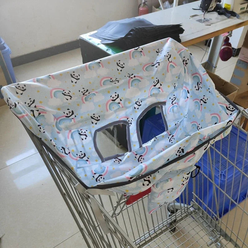 Infant Trolley Cover Supermarket Grocery Shopping Cart Cover Baby Seat Pad Kids Portable Traveling  Anti-dirty Seat Cushion