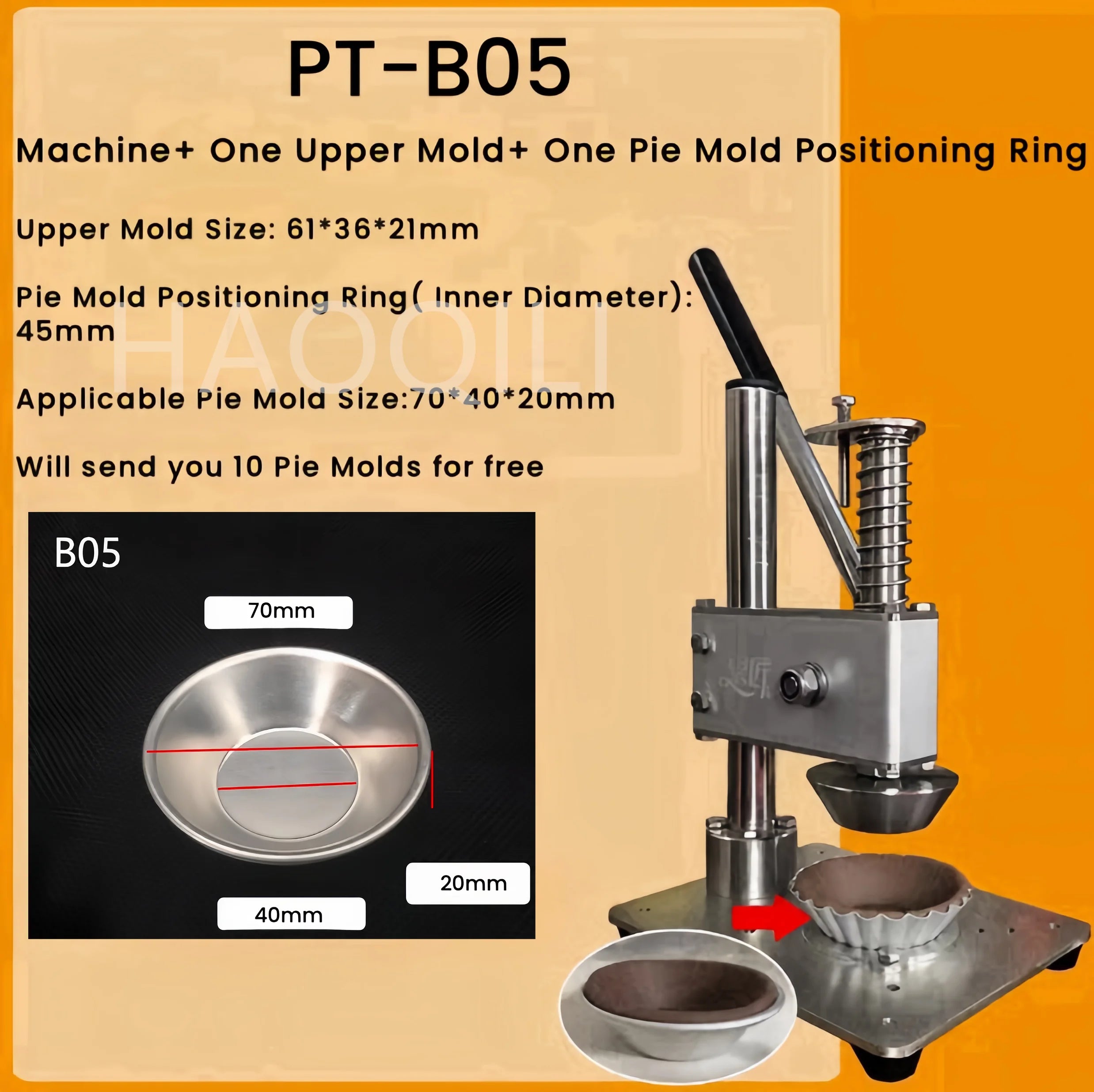 Stainless Steel Non-Stick Cupcake Mold Multiple Size Baking Mould Pastry Tool Commercial Manual Egg Tart Shape Machine