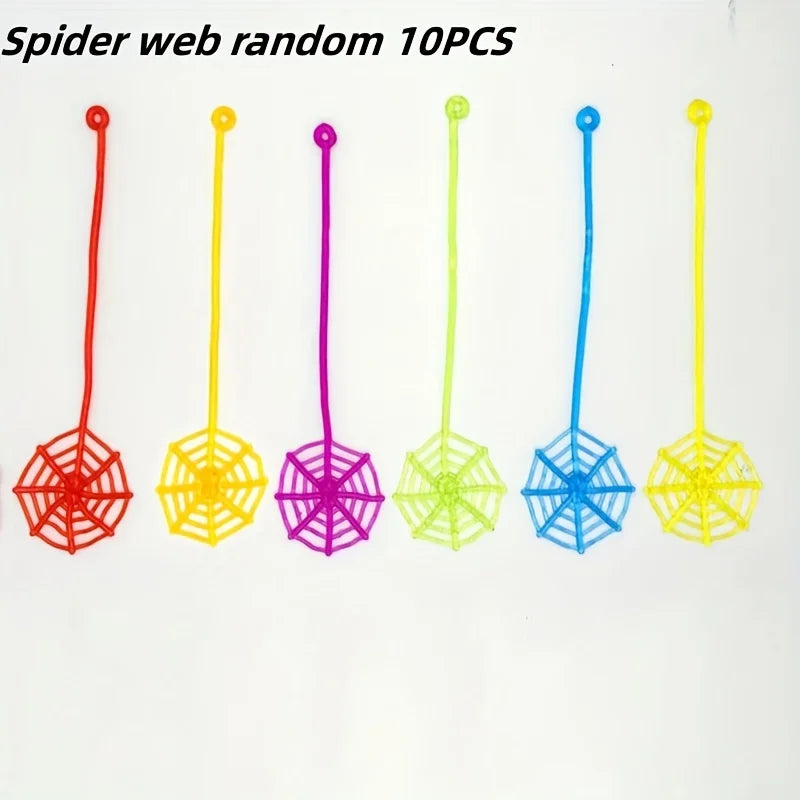 Funny Sticky Spider Web Toy  Favor Sticky Hands Toys Birthday Party Halloween Carnival Party Supplies Gift