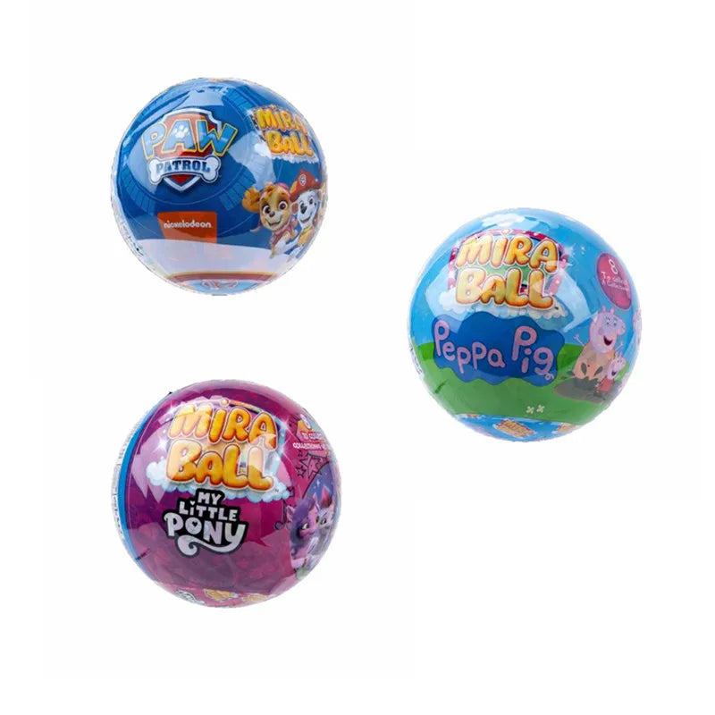 Latest model MIRABALL PAW Patrol My Little Pony Peppa Pig 3-in-1 Surprise 2 Pack Blind Box Toys for Kids