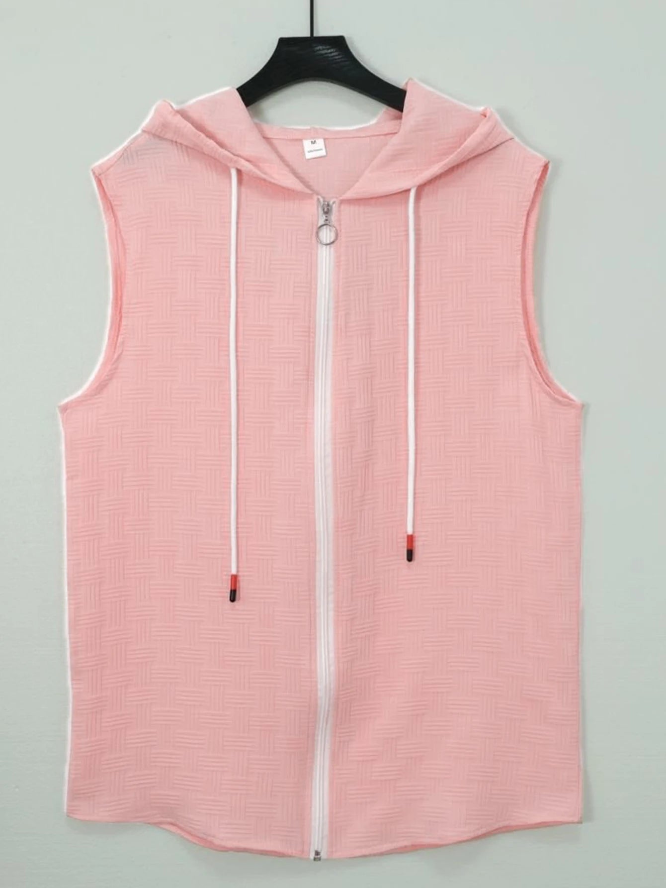 Summer new men's vest set 2025 summer thin sleeveless shorts with hooded zipper cardigan fashion casual two-piece set