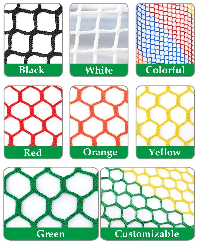 4mm Knotless Rope Net For Children's Playground Safety Fence No Knot Trampoline Stairs Anti Fall Mesh Netting