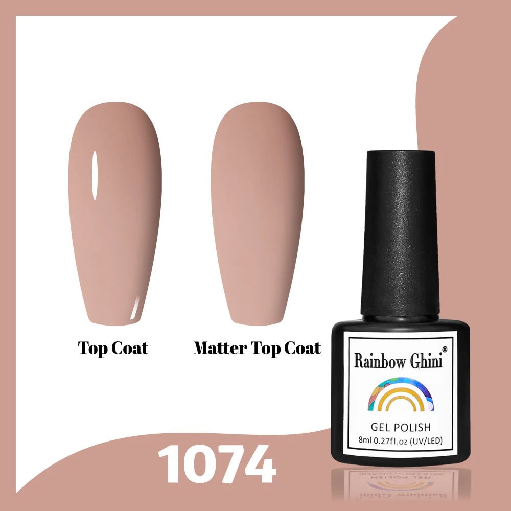 Gel Vernis à ongles semis permanents Paillettes 8Ml 150 couleurs