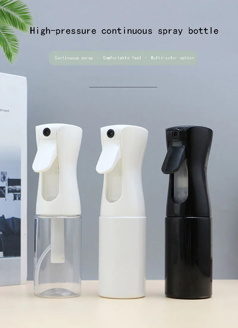 High Pressure Continuous Spray Bottle Hairdressing Hydrating Spray Bottle Press Mist Spray Bottle to Water Flowers