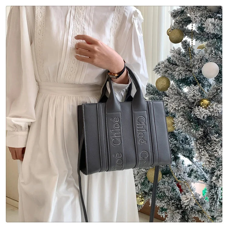 ‌2025 Fashion Embroidery Handbag - Adjustable Shoulder Tote, Crossbody Purse, Trendy & Practical, Perfect for Daily Outfits‌