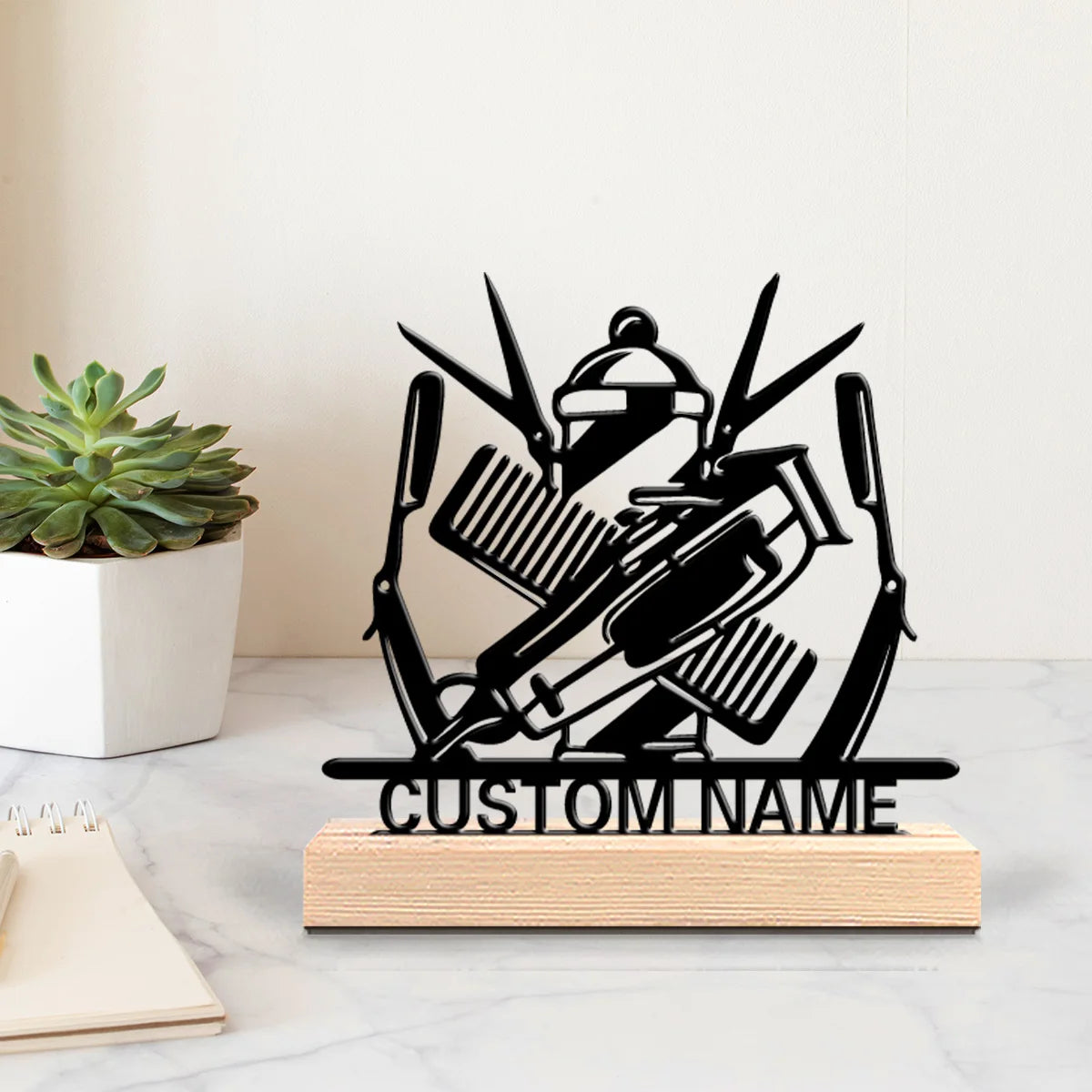 1pc  statue en métal personnalisée