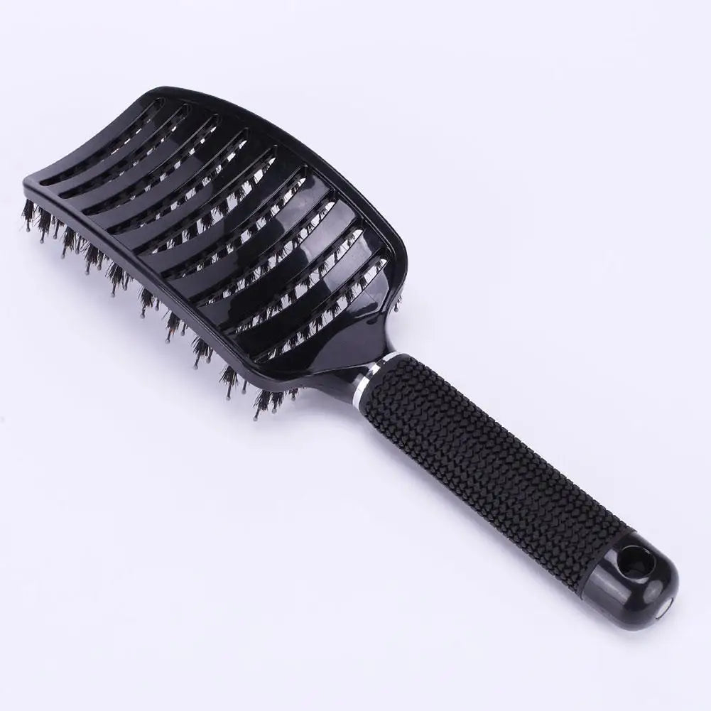 Brosse à cheveux, cheveux bouclés ou mouillés pour femmes, peigne de massage du cuir chevelu, outils de coiffure de salon pour femmes