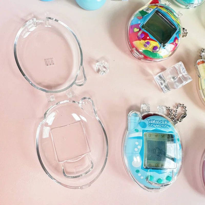 Protective Case Only For Tamagotchi Connection V3 Transparent Hard Shell Storage Box Dustproof Decor Kid Toys Present