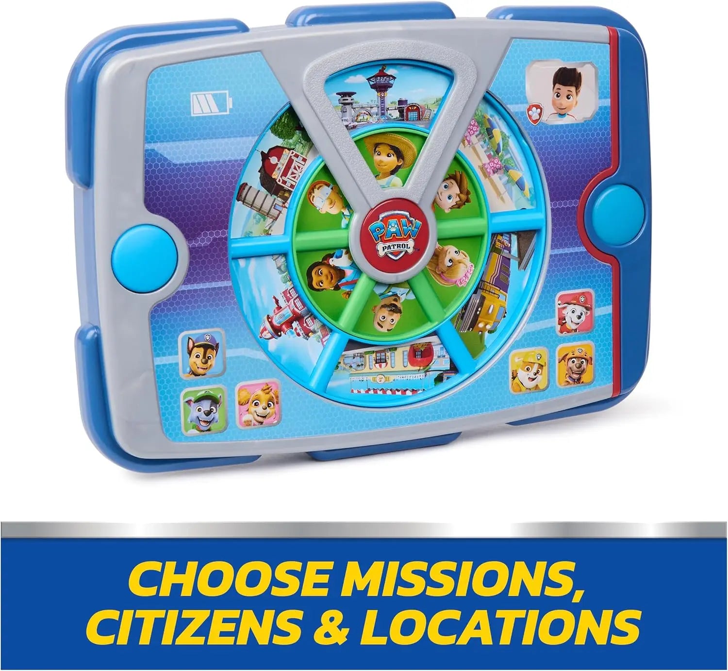 Original PAW Patrol Rescue Mission Pup Pad Interactive Toy with Lights Sounds & Music Pretend Play Kids Toys for Boys & Girls