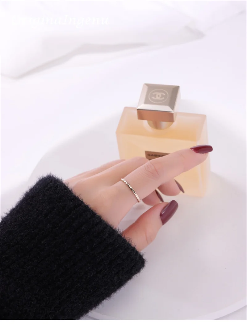 14K Gold Filled Hand Hammered Ring Handmade Band Ring Minimalism Jewelry Ring Dainty Boho waterproof Ring Tarnish Resistant Ring