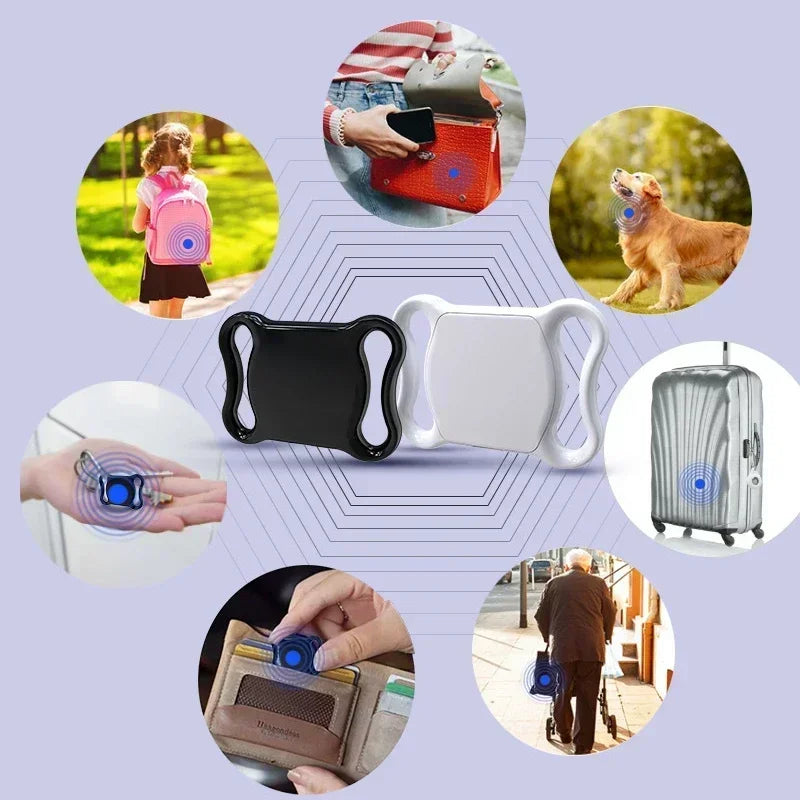 Waterproof Locator Mini GPS Tracker Blue-tooth Wireless Cat and Dog Tracker Smart Animal Finder Pet Positioning Tracker