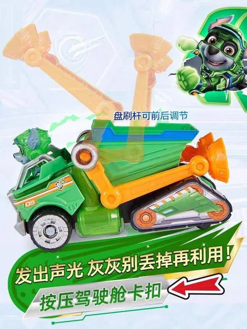 in stock Paw Patrol New Genuine Superpower Rescue Vehicle Chase Skye Marshall Deluxe Transforming Vehicle With Lights And Sounds