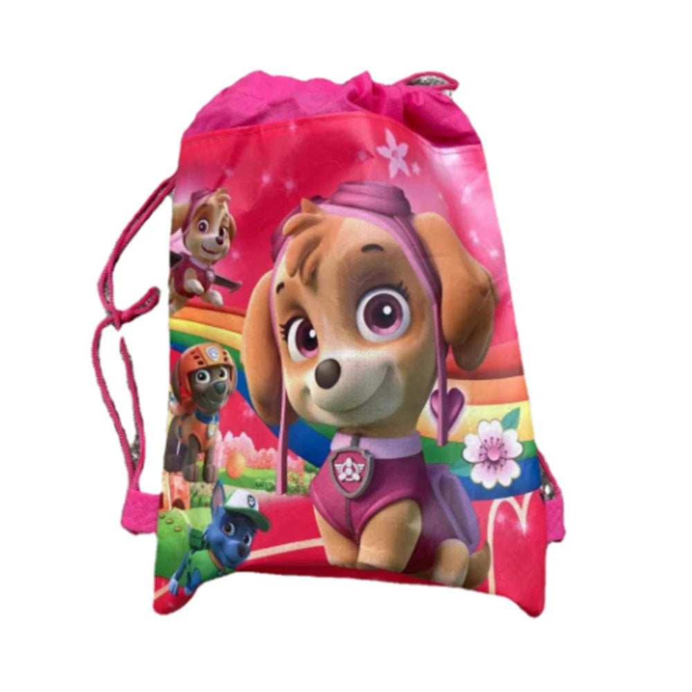 PAW Patrol Birthday Chase non-woven Fabric Children Favorite Travel Bag Party Decor Dog Cute Cartoon Children's Toy Bag Gifts