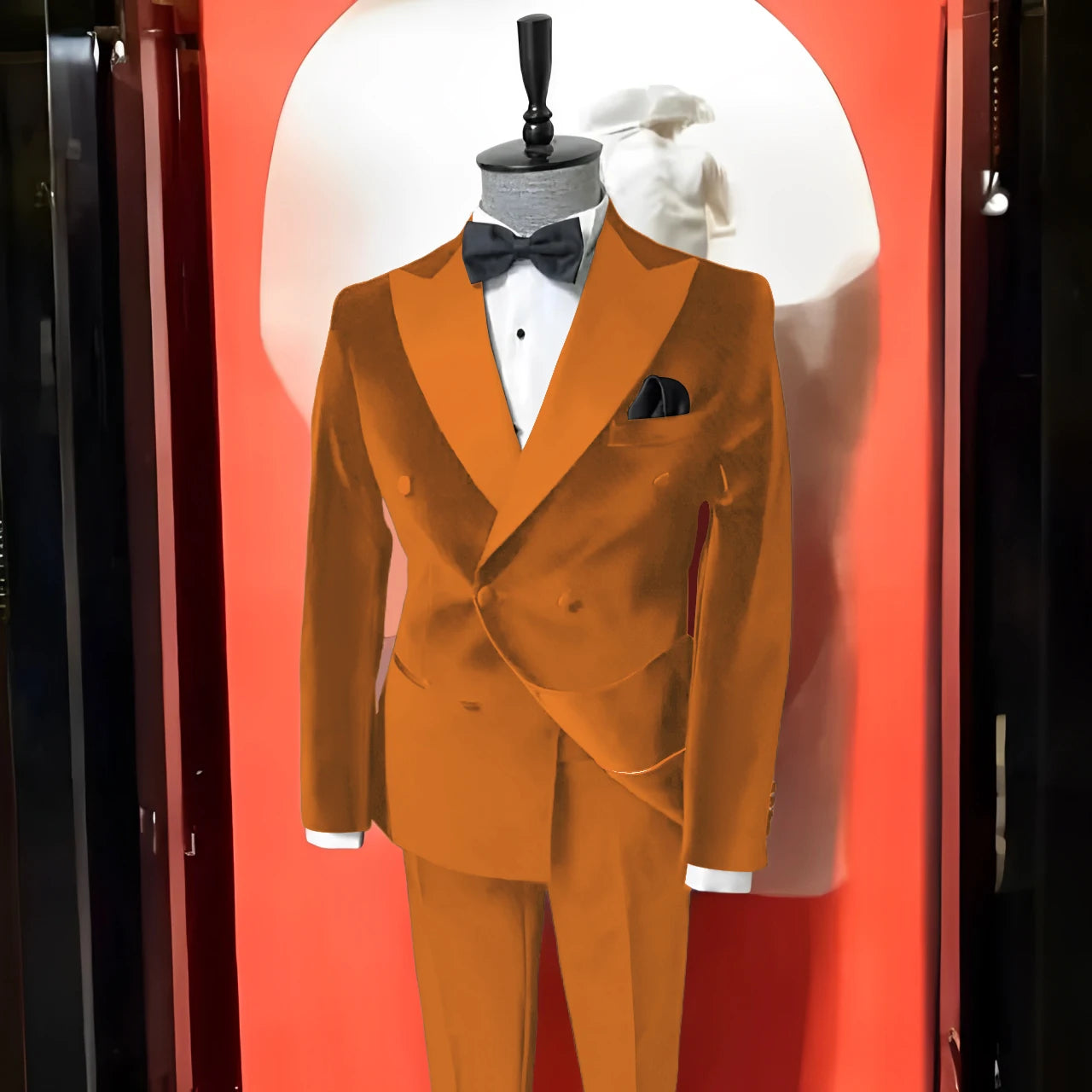 Costume en velours noir 2 pièces