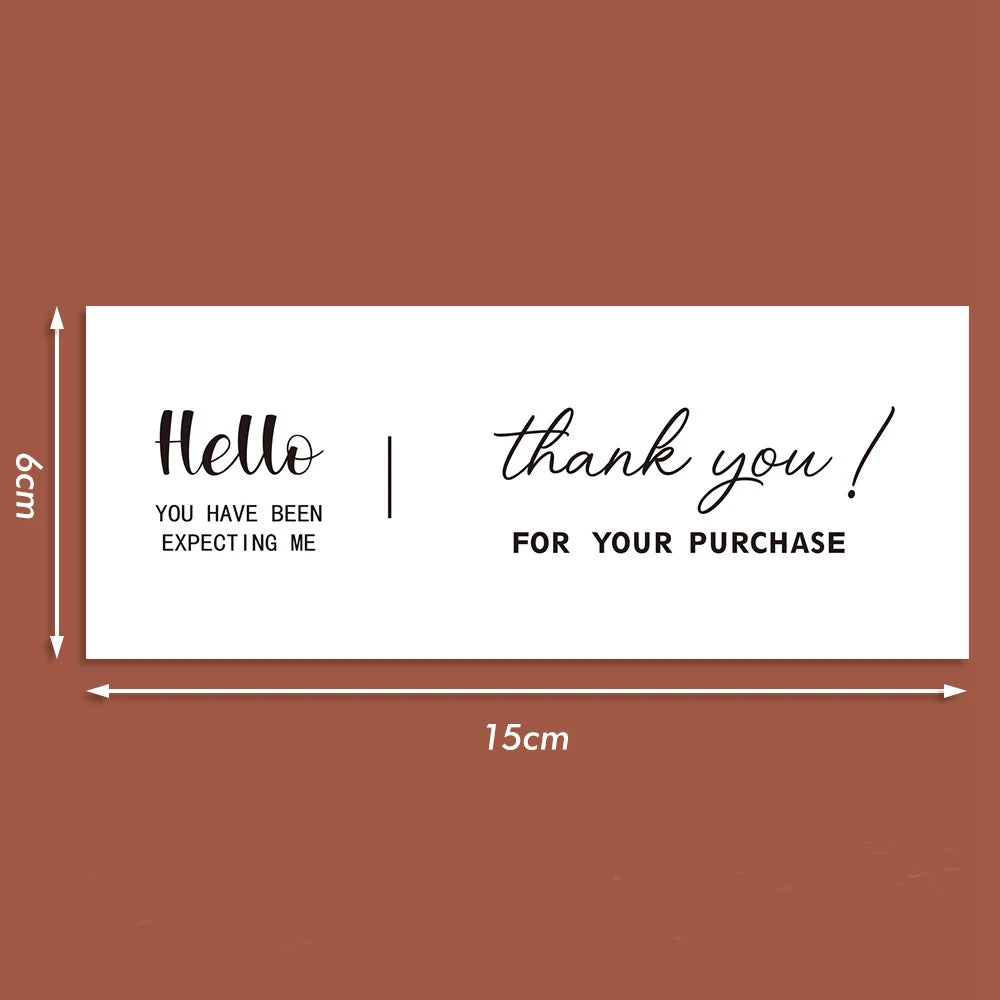 50pcs Flower Thank You Stickers Seal Labels For Gift Or Commodity Decor Stickers Small Business Packaging Sealing Stickers