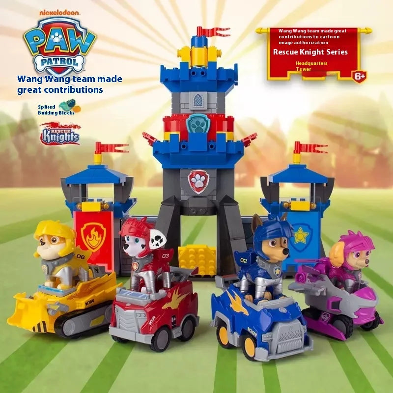 Genuine paw patrol Toy Set Boy Power Dog Super Team Warrior Car Child Rescue Patrol Car