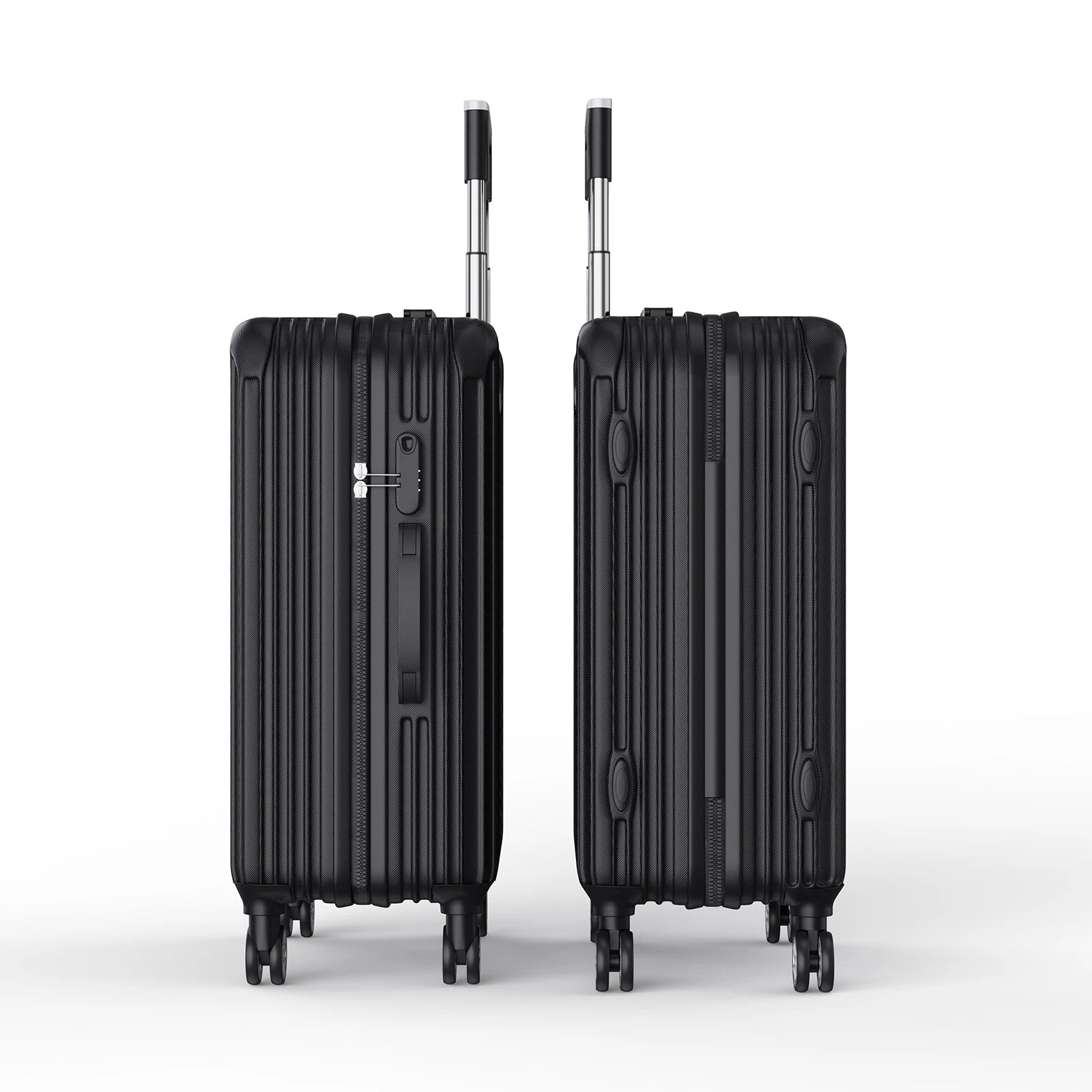 Luggage Set of 3 with Lock, 4 Rolling Spinner Wheels, ABS Lightweight Trolley Travel Suitcase for Hand Luggage Business Trip