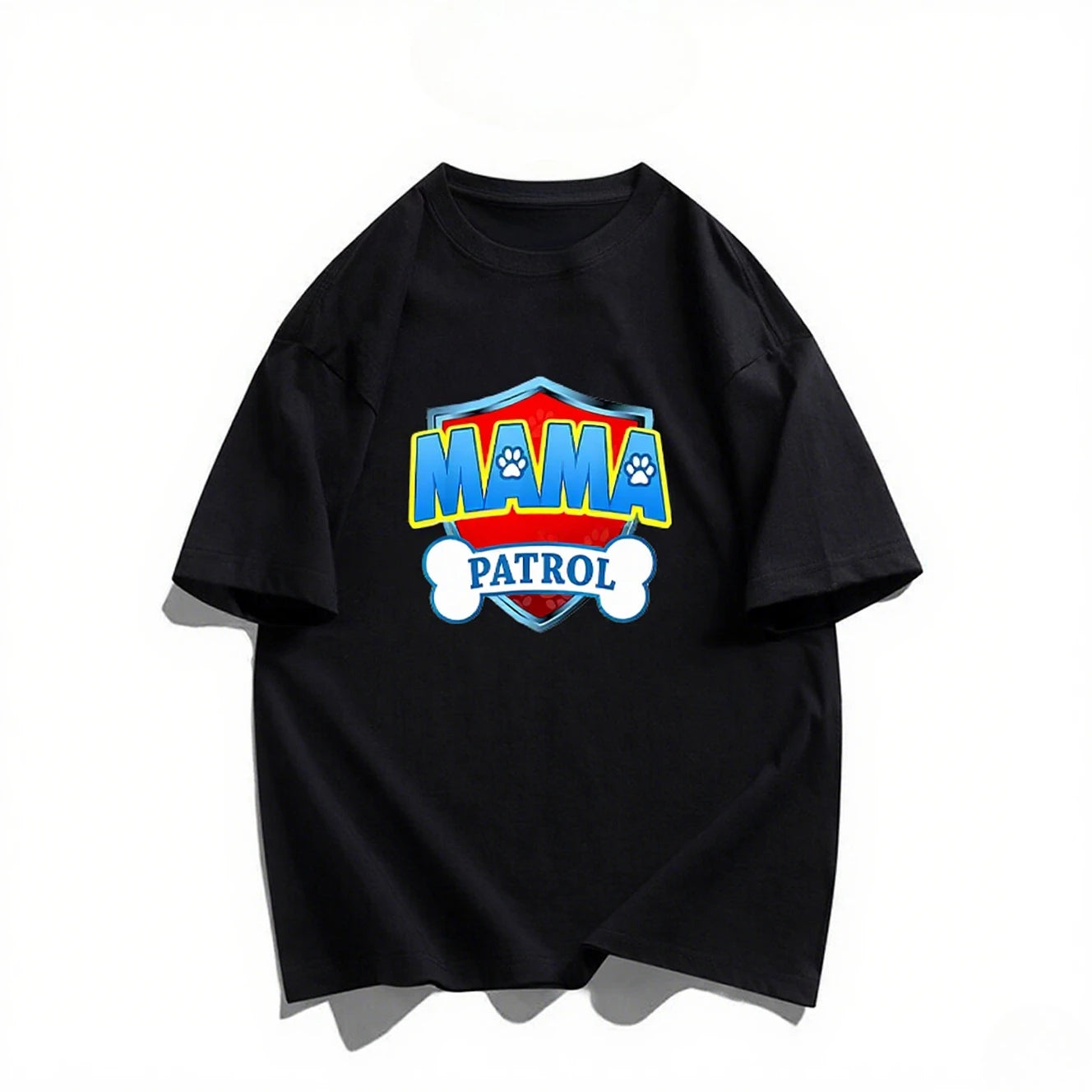 Paw Patrol T-Shirt Mother Harajuku Daily Casuals Clothes Streetwear Father Women Men Family Gifts Autumn and winter innerwear
