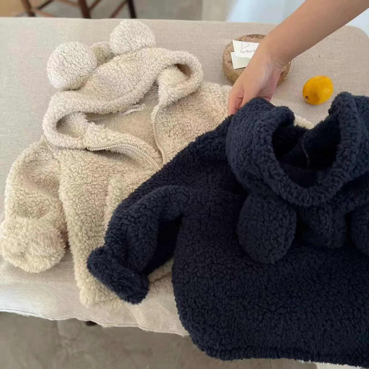 Ircomll New Children Outerwear Baby Long Sleeve Plus Velvet Thick Coat Infant Girl Casual Jacket Toddler Boy Warm Fleece Tops