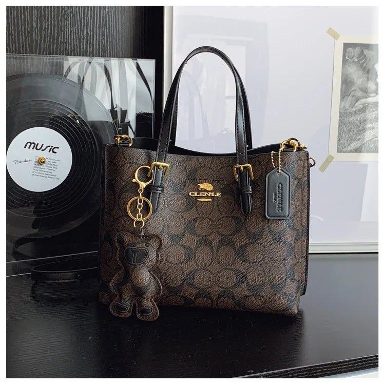 Designer New Luxury Fashion Handbag Women Casual Large Capacity Tote Bag Trendy Print Shoulder Crossbody Purse