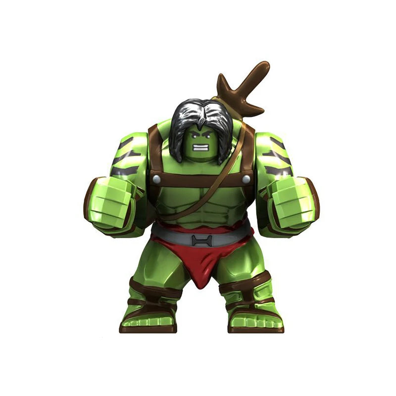 Hot Marvel movie Avengers DIY superhero 3D model character set building block assembly toy children's birthday gift boy girl