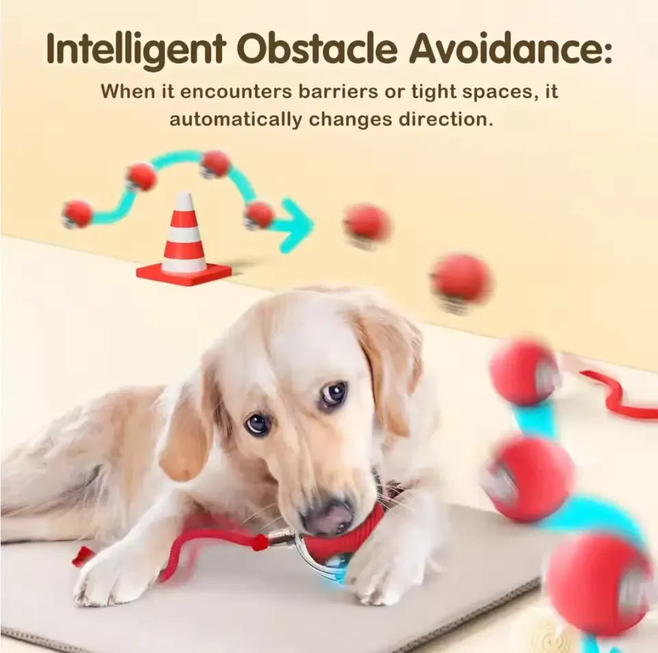 Smart Automatic Cat Ball Interactive 3 Modes Adjustable Rechargeable Electric Rolling Pet Toy Ball Pet Supplies Gift for Cat Dog