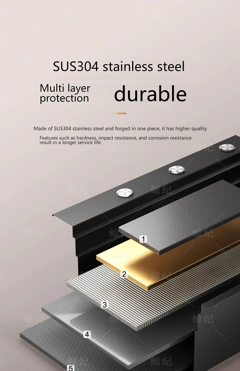 Stainless Steel Gray Kitchen Sink Multifunctional Stain and Scratch Resistant Large Single Slot Household Wash Cuisine Basin