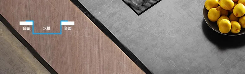 Stainless Steel Gray Kitchen Sink Multifunctional Stain and Scratch Resistant Large Single Slot Household Wash Cuisine Basin